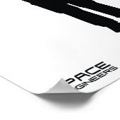 Ruimtevaartingenieurs Waarde Poster papier (steen) (Hoek)