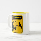 Ruimtevaartingenieurs waarschuwen Posters Mok (Voorkant links)