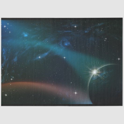 Ruimtevaartinstallaties Fantasy-deklaagpapier Tissuepapier (Voorkant)