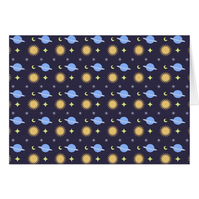 Ruimtevaartkaarten Hoesje (Voorkant Horizontaal)