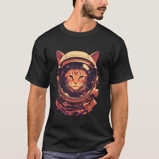 Ruimtevaartkat 1 t-shirt (Voorkant)
