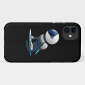 Ruimtevaartkat Astronaut Flying Case-Mate iPhone Case (Achterkant (horizontaal))
