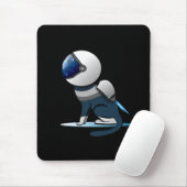 Ruimtevaartkat Astronaut Flying Muismat (Met muis)