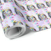 Ruimtevaartkat Cadeaupapier (Rol Hoek)