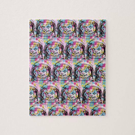 Ruimtevaartkat Legpuzzel (Verticaal)