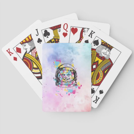 Ruimtevaartkat Pokerkaarten (Achterkant)