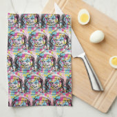 Ruimtevaartkat Theedoek (Quarter Fold)