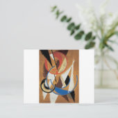 Ruimtevaartkrachtconstructie van Lyubov Popova Briefkaart (Staand voorkant)