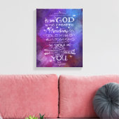 Ruimtevaartkwekerijkunssterstersterren Moonthemafs Canvas Afdruk (Insitu (Woonkamer))