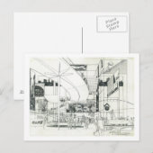 Ruimtevaartnaaldhuls Luchtconceptie 2 Briefkaart (Voorkant / Achterkant)