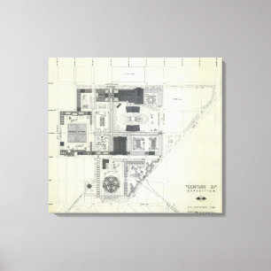 Ruimtevaartnaaldhuls Luchtconceptie 3 Canvas Afdruk