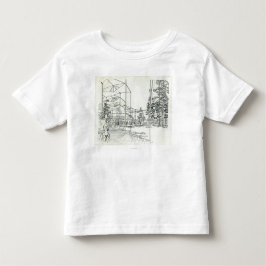 Ruimtevaartnaaldhuls Luchtconceptie 3 Kinder Shirts (Voorkant)
