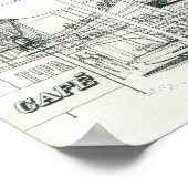 Ruimtevaartnaaldhuls Luchtconceptie 3 Poster (Hoek)