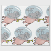 Ruimtevaartnavigatie met een faser cadeaupapier (Vlak)