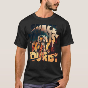 Ruimtevaartoorist Buitenruimte Buitenruimteastrona T-shirt
