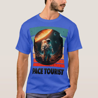 Ruimtevaartoorist Buitenruimte Buitenruimteastrona T-shirt