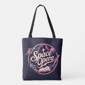 Ruimtevaartopera Genrefanaat Tote Bag (Achterkant)