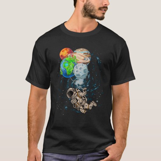 Ruimtevaartplaneten Magathday Astronaut T-shirt (Voorkant)