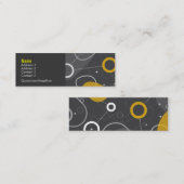 Ruimtevaartprofielkaart Mini Visitekaartje (Voorkant / Achterkant)