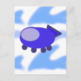 ruimtevaartreis briefkaart