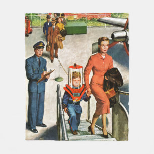 Ruimtevaartreiziger Fleece Deken