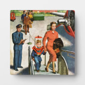 Ruimtevaartreiziger Fotoplaat (Voorkant)