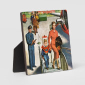 Ruimtevaartreiziger Fotoplaat (Voorkant)