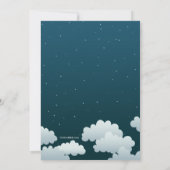 Ruimtevaartreiziger Fotouitnodiging Kaart (Achterkant)