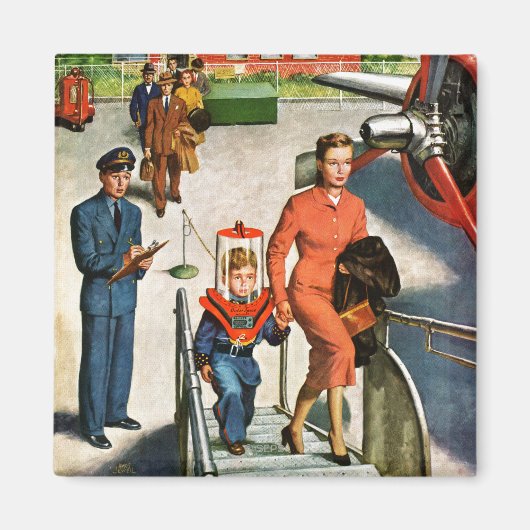 Ruimtevaartreiziger Magneet (Voorkant)