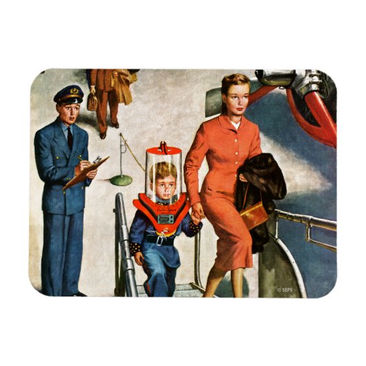 Ruimtevaartreiziger Magneet (Horizontaal)