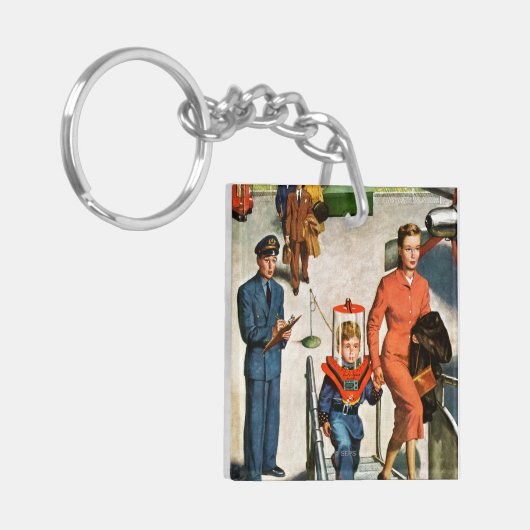 Ruimtevaartreiziger Sleutelhanger (Voorkant Links)