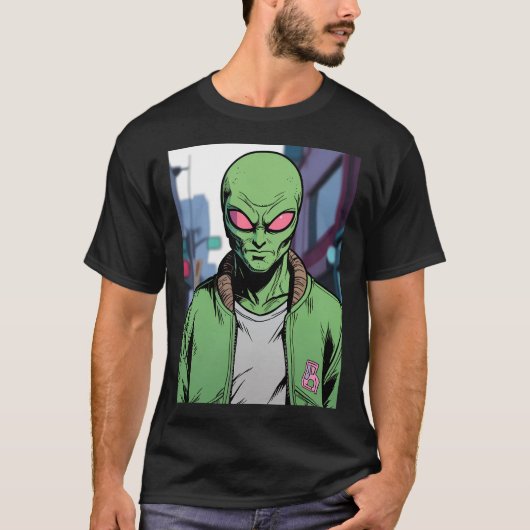 Ruimtevaartreiziger T-shirt (Voorkant)