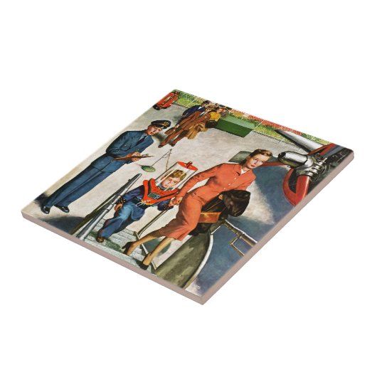 Ruimtevaartreiziger Tegeltje (Zijkant)