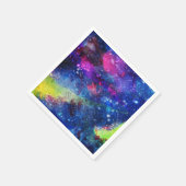 Ruimtevaartreizigersruimtelijk sterrenstelsel schi servet (Hoek)