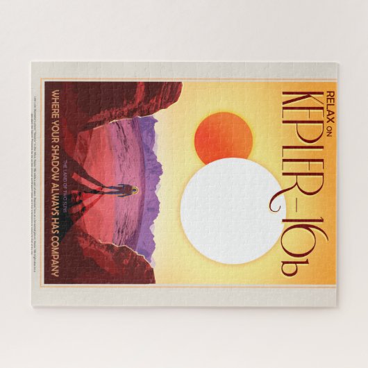 Ruimtevaartsbestemming Legpuzzel (Horizontaal)