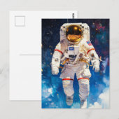 Ruimtevaartschilderij Briefkaart (Voorkant / Achterkant)