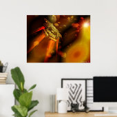 Ruimtevaartschip Poster (Thuiskantoor)