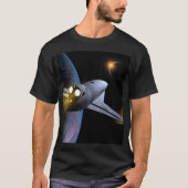 Ruimtevaartschip T-shirt (Voorkant)
