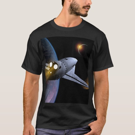 Ruimtevaartschip T-shirt (Voorkant)