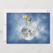 Ruimtevaartsterren Astronaut Boy raketsterren Kaart (Achterkant)