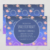 Ruimtevaartsterrenasteroïden op zaterdag kaart (Voorkant / Achterkant)