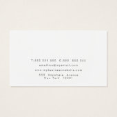 Ruimtevaartsterrenstelsel Interstellair Reiskundef Visitekaartje (Achterkant)