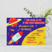 Ruimtevaartsterrenstelsel Kinderen Vervroegde dag Kaart (Staand voorkant)