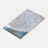 Ruimtevaartsterrenstelsel Waterverf Moon Stars Aan Post-it® Notes (Schuin)