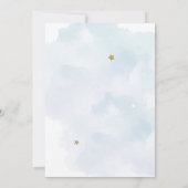 Ruimtevaartsterrenstelsel Waterverf Planet Rocket  Kaart (Achterkant)