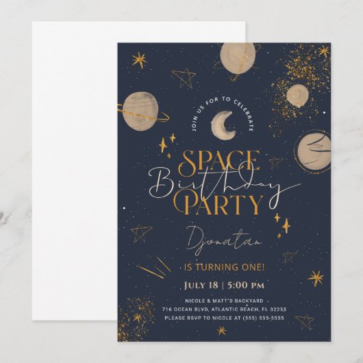 Ruimtevaartsterrenstelsels - Aankondiging op zater (Voorkant / Achterkant)