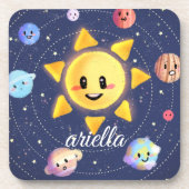 Ruimtevaartsterrenstelsels Bier Onderzetter (Voorkant)