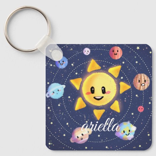 Ruimtevaartsterrenstelsels Sleutelhanger (Voorkant)