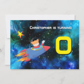 Ruimtevaartsterrensterren voor ruimtevaartruimteva kaart (Achterkant)