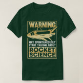 Ruimtevaarttechniek Aerospace Funny Rocket Scienti T-shirt (Design voorkant)